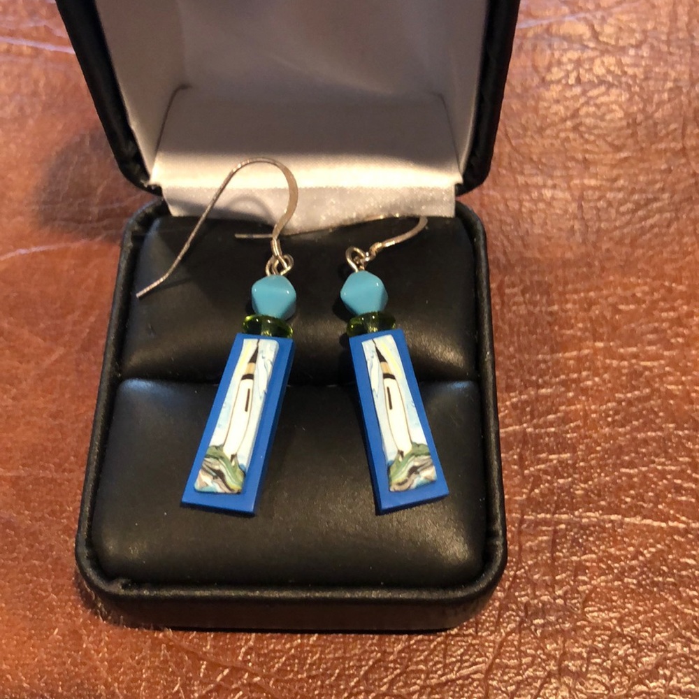 Lighthouse earrings